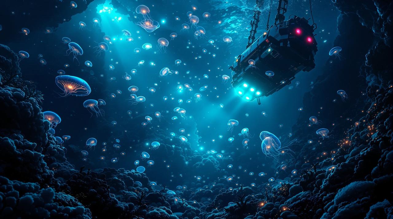 手机光棍影院纪录片：深海发光生物探秘之旅